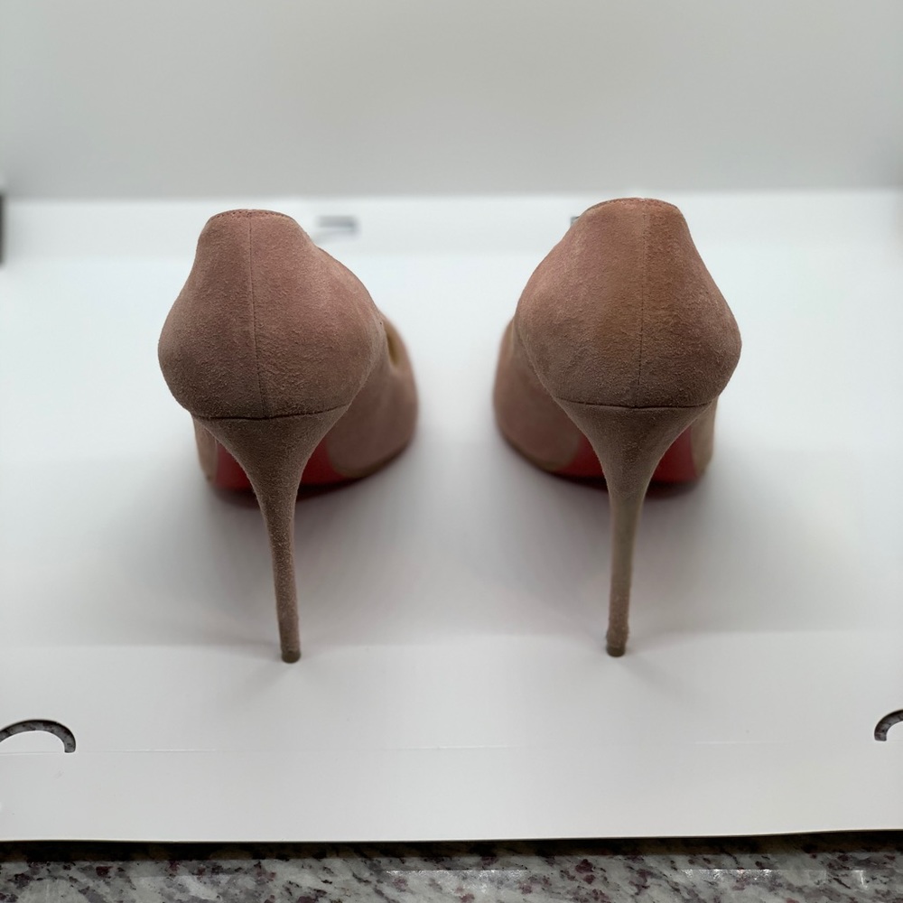 Pigalle Follie Pink Suede By Christian Louboutin - Picture 4 of 5